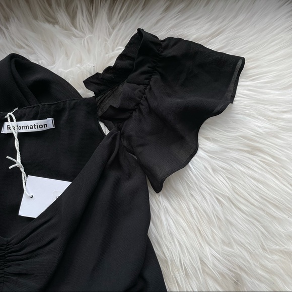 Reformation // Butterfly Off Shoulder Long Dress - Picture 10 of 12